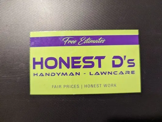 Honest D Handyman & Lawn Care Logo