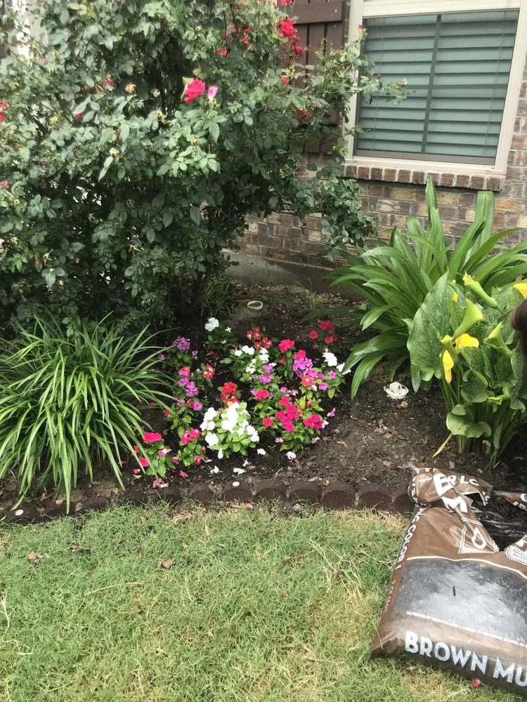 Professional yard cleanup service with custom design across Nacogdoches, TX - Honey Badger Landscaping