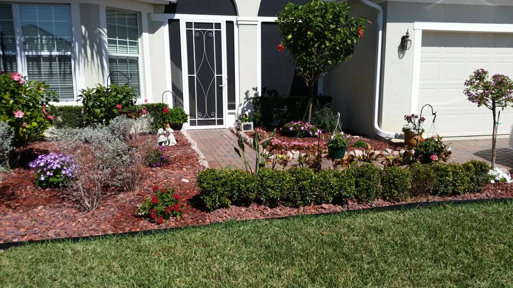Professional yard cleanup service for residential properties in Vero Beach, FL by Honey Bee Lawn Service