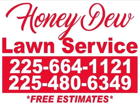 Honey Dew Lawn Service Logo