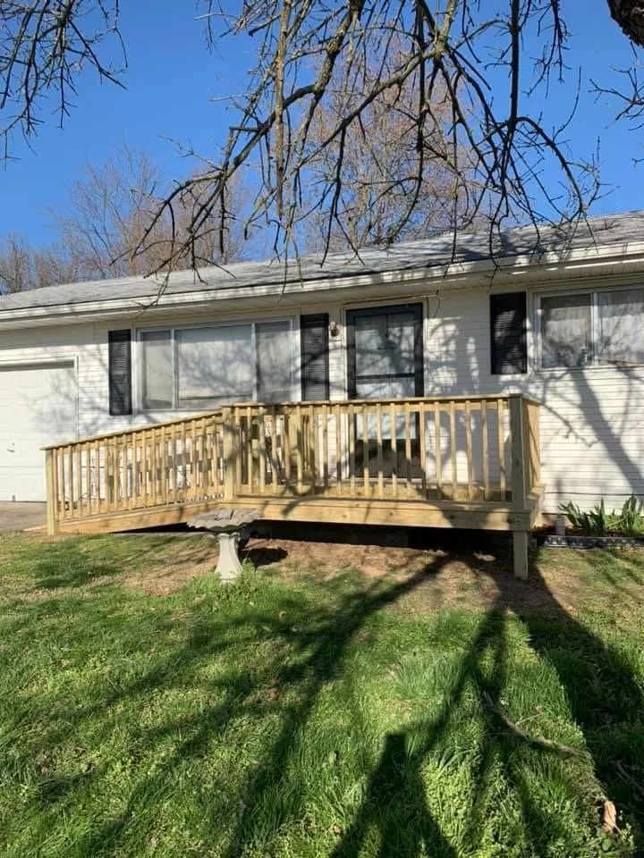 Custom outdoor landscaping in Billings, MO by Honey Do Crew