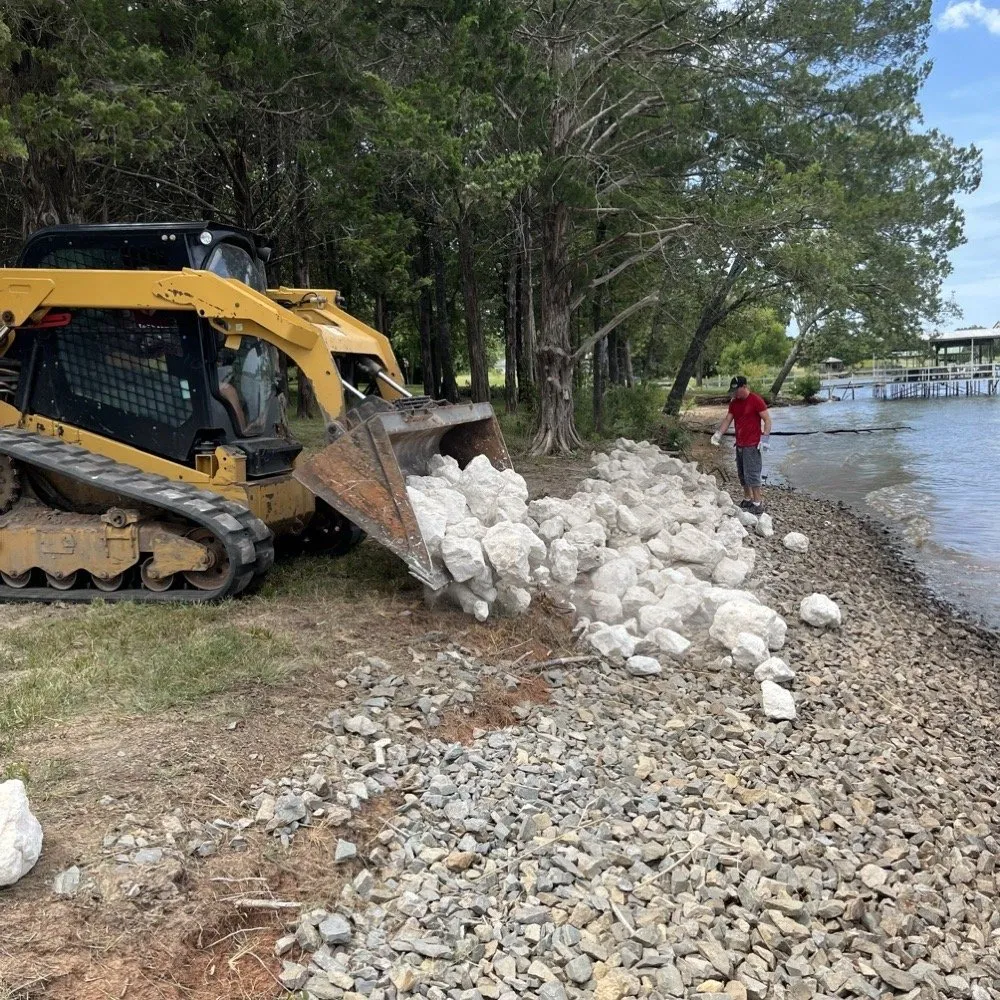 Custom landscape installation experts serving Bonham, TX - Honey Do Dirt Works