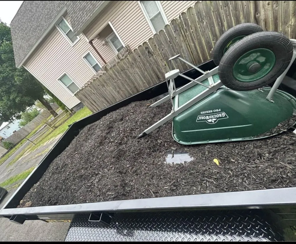 Custom landscaping services for year-round maintenance in Syracuse, NY by Honeybee Landscapes & Hardscapes