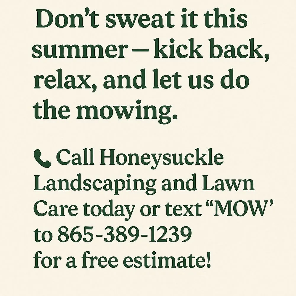 Local yard cleanup service for residential properties in Alcoa, TN by Honeysuckle Landscaping and Lawn Care