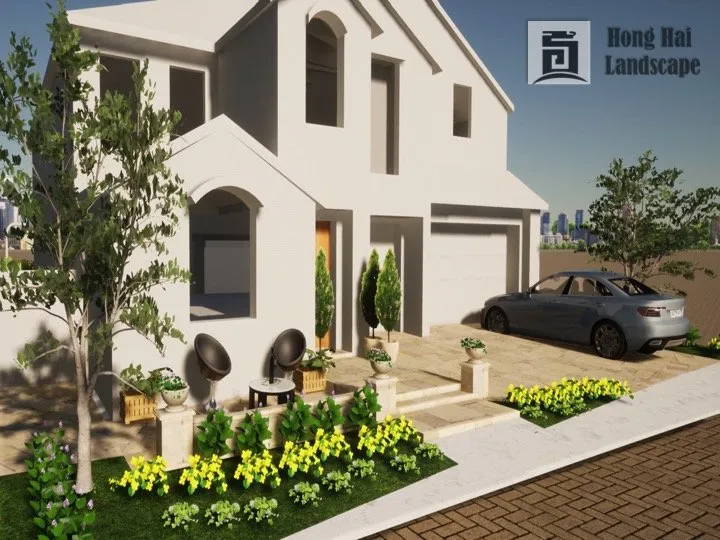 Reliable landscape installation in Irvine, CA by HongHai Realty Services