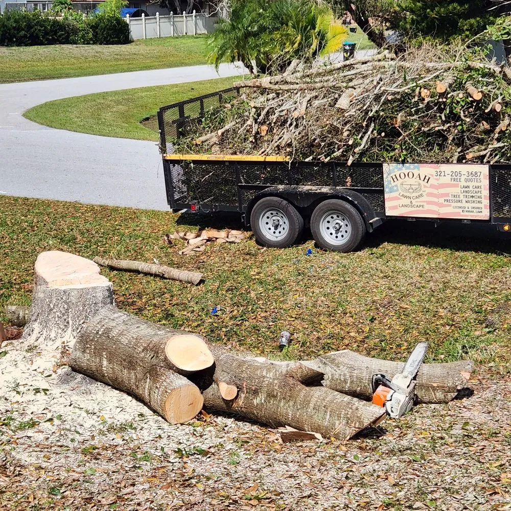 Local residential landscaping in Palm Bay, FL by Hooah Land Services