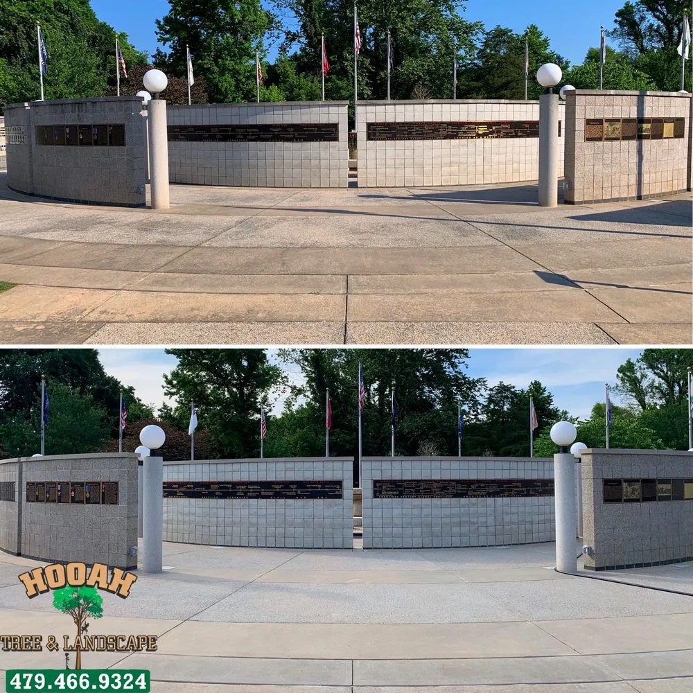 Professional garden landscaping in Bentonville, AR by Hooah Tree and Landscape