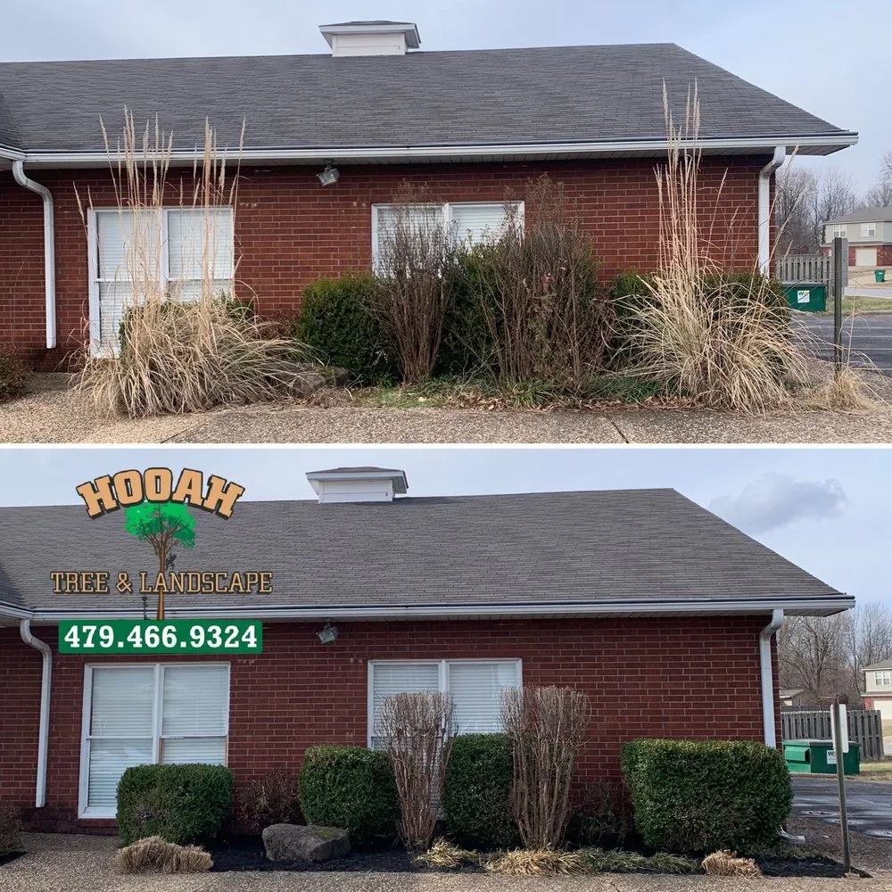 Expert landscape installation in Bentonville, AR by Hooah Tree and Landscape