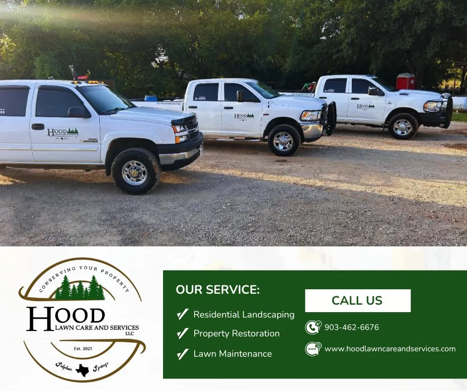 Expert outdoor landscaping for year-round maintenance in Sulphur Springs, TX by Hood Lawn Care and Services