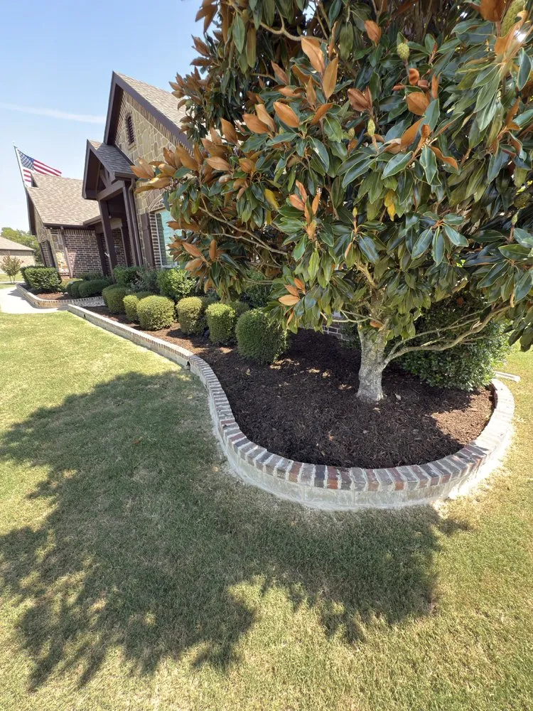 Expert garden landscaping for beautiful yards in Royse City, TX by Hook & Ladder Landscape