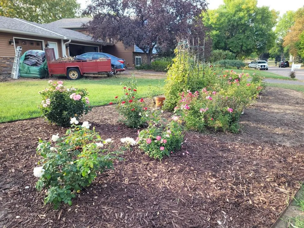 Affordable garden landscaping in Champlin, MN by Hook & Ladder Lawn Services