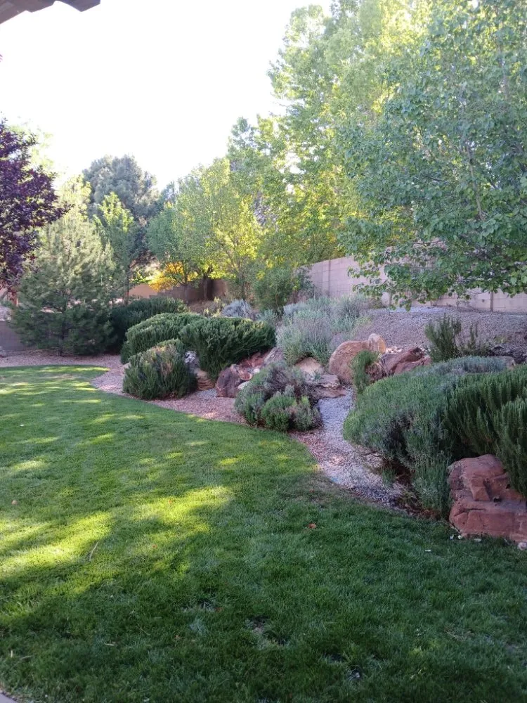 Professional garden landscaping for homes in Corrales, NM by Hooley's Handyworx