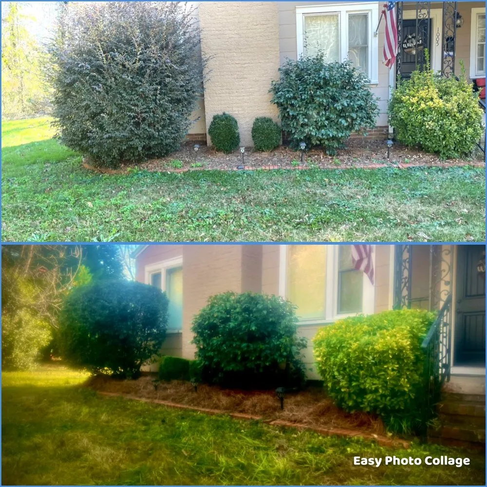 Affordable landscape installation in Dallas, NC by Hoopers Lawn Service