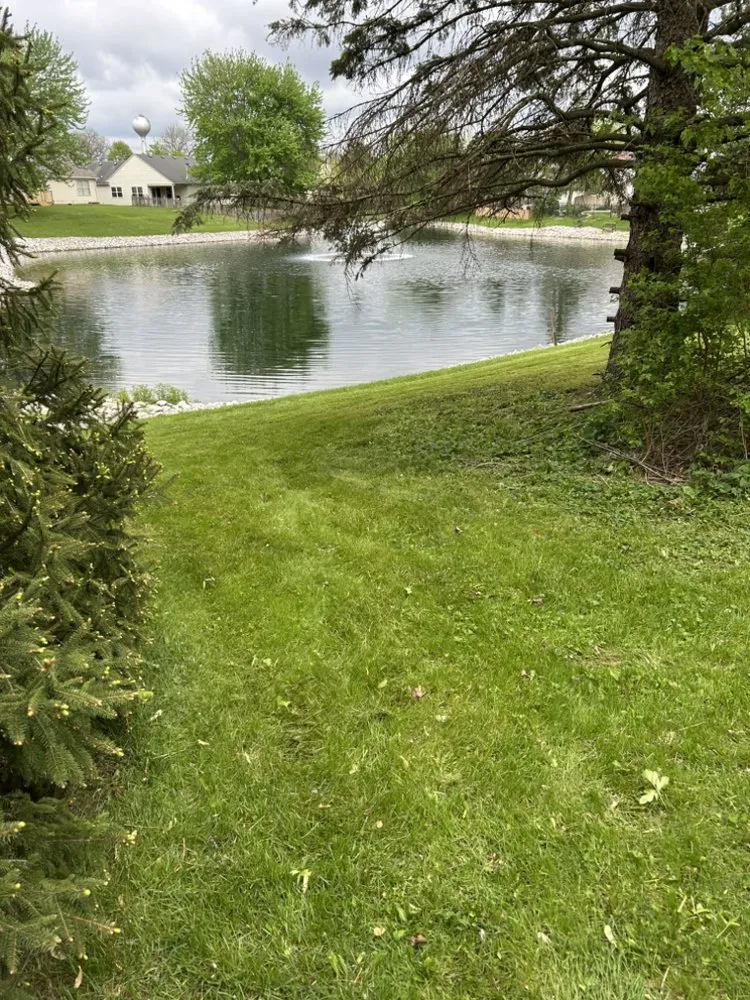 Custom yard maintenance for beautiful yards in Zionsville, IN by Hooseye Yards