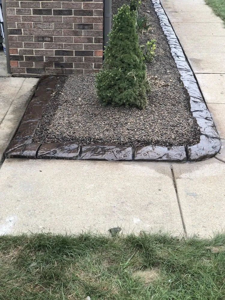 Local landscape design in Camby, IN - Hoosier Custom Curbing