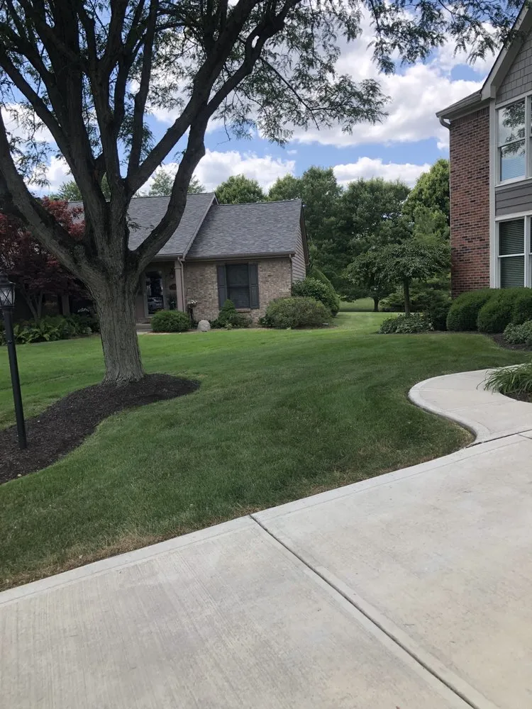 Custom garden landscaping in Fishers, IN - Hoosier Homes Lawn & Landscape