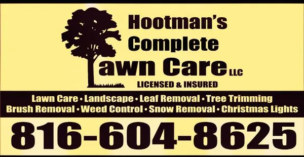 Hootman's Complete Lawn Care Logo