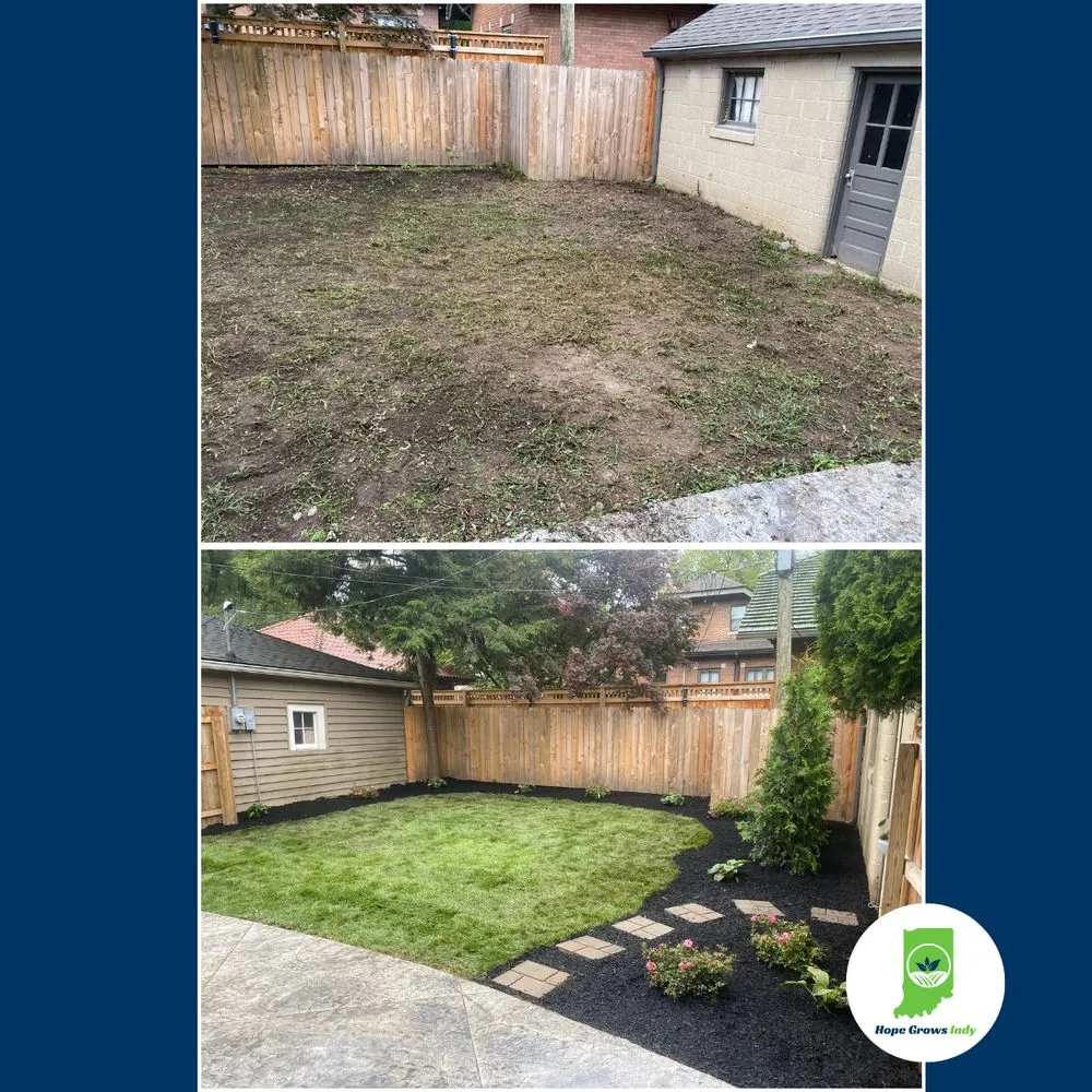 Professional yard maintenance in Sheridan, IN - Hope Grows Indy Landscaping