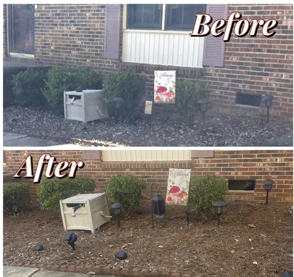 Trusted yard cleanup service with custom design in Greenville, SC by Hope Hauls