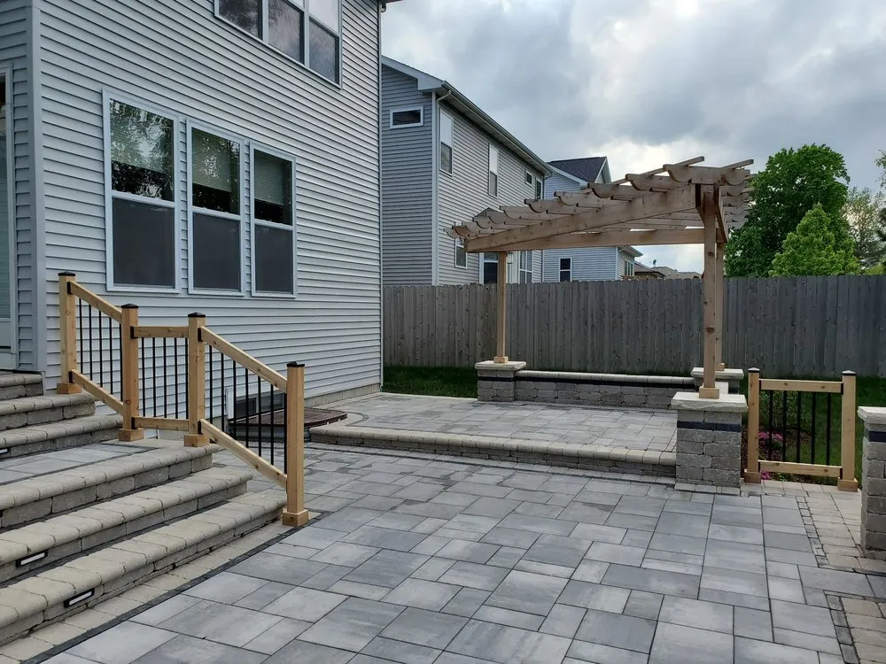 Expert landscape installation in Aurora, IL by Hope's Landscaping