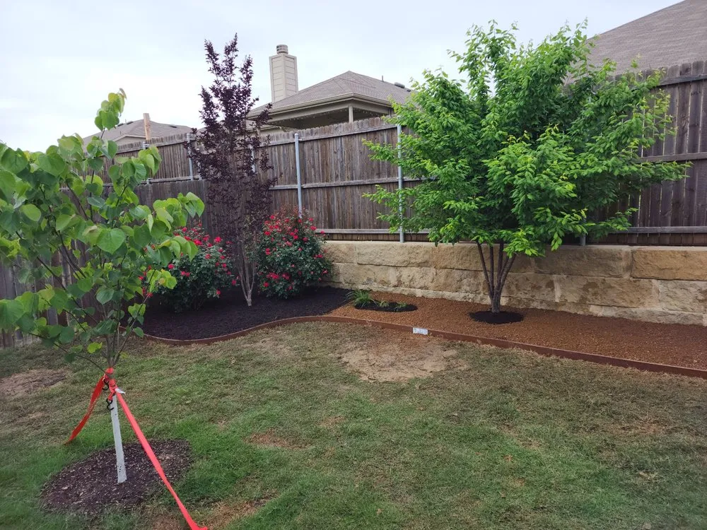 Custom yard cleanup service for residential properties in Haslet, TX by Hop's Landscaping