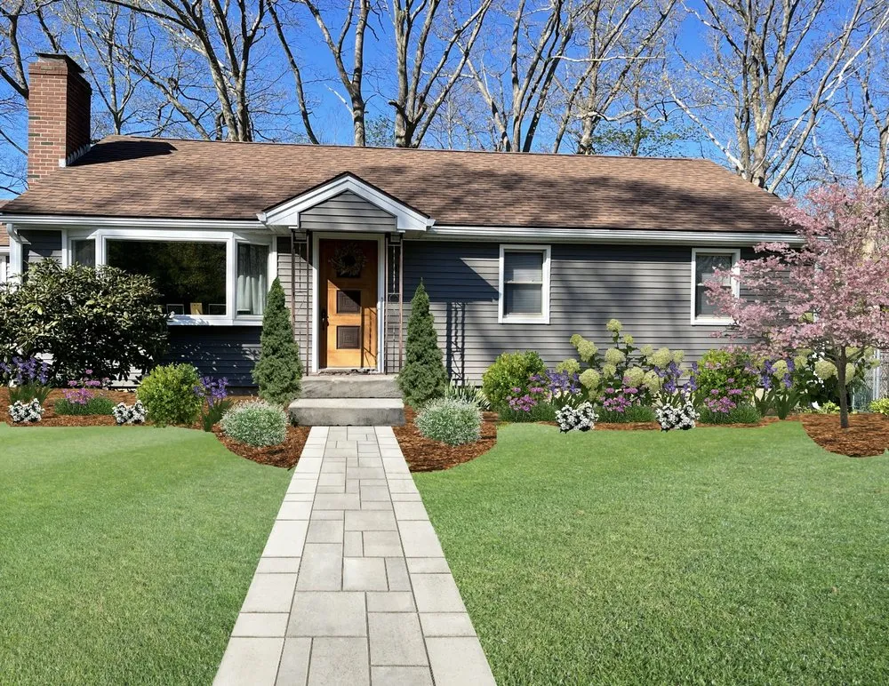 Expert yard cleanup service with custom design in Essex, MA by Horizon Gardens