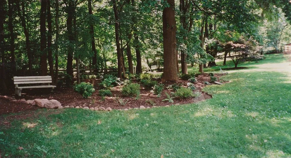 Custom landscape installation in Spencerville, MD by Horizon Landscape