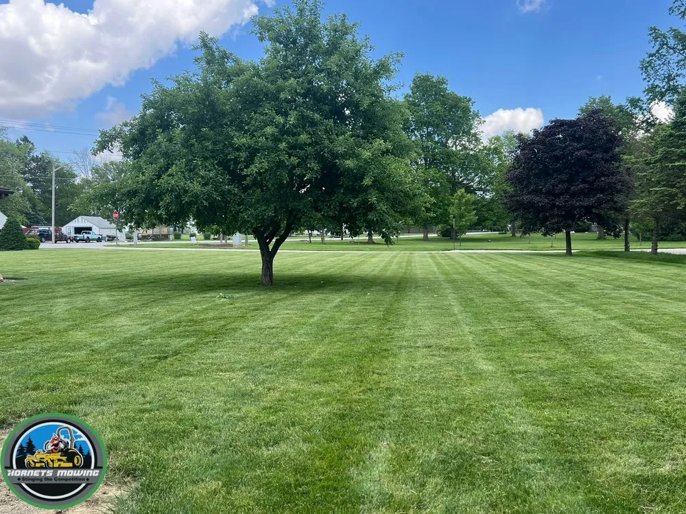 Professional residential landscaping in Rossville, IN by Hornets Mowing