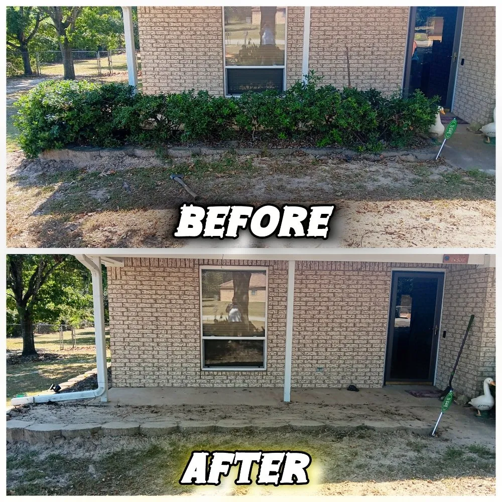 Custom yard cleanup service for homes in Tyler, TX by Hoskin Honeydews