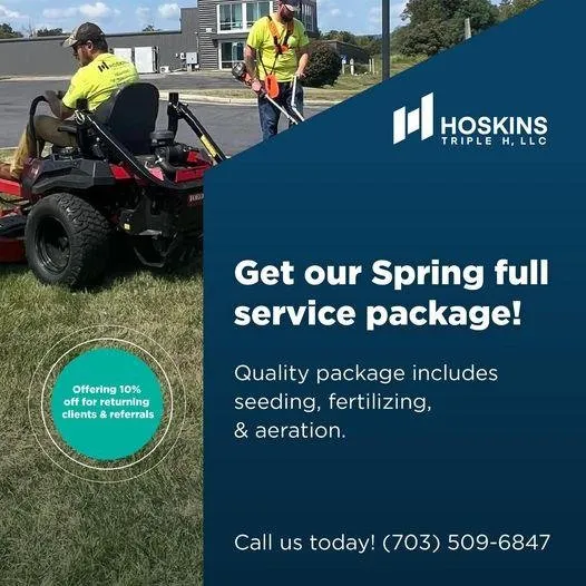 Trusted lawn care service for beautiful yards in Martinsburg, WV by Hoskins Triple H