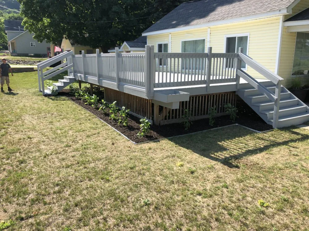 Local yard cleanup service with custom design in Frankfort, MI by Hospenthal Outdoor Service