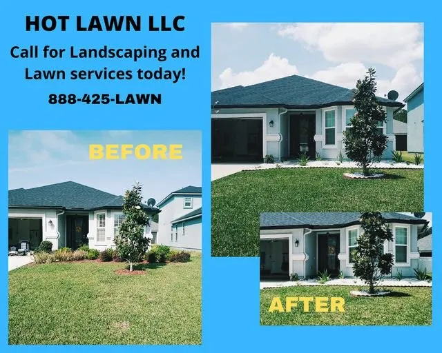 Custom yard maintenance with custom design across Orange Park, FL - Hot Lawn
