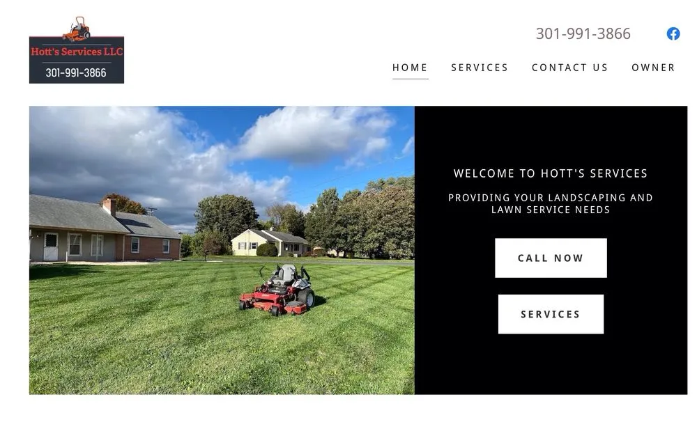 Professional residential landscaping in Martinsburg, WV by Hott’s Services