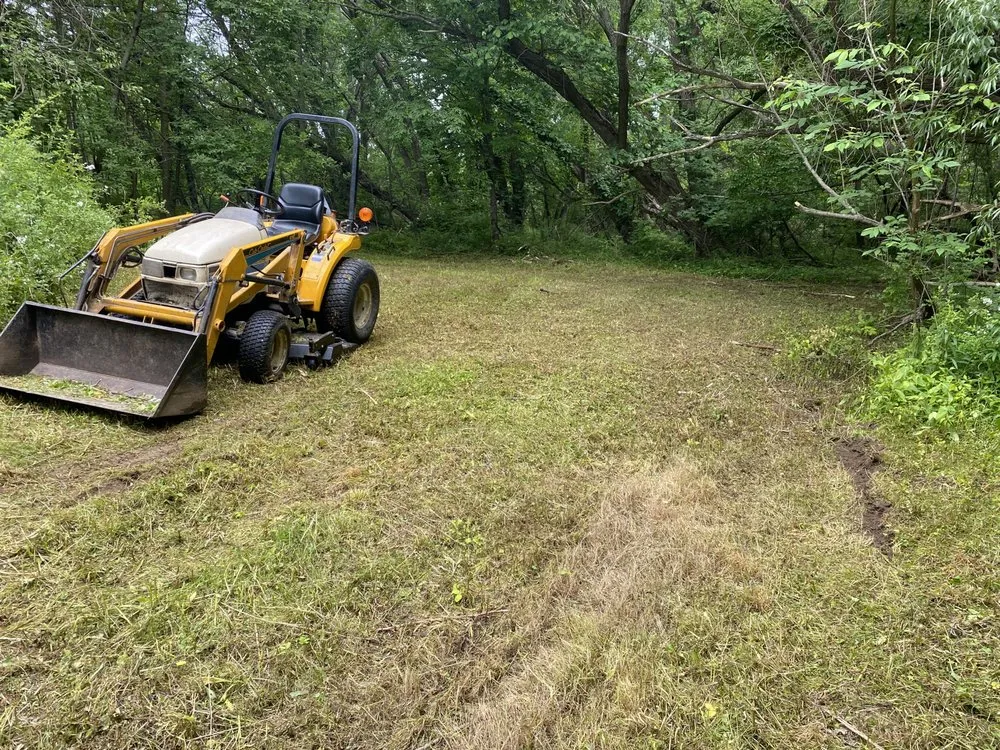 Custom garden landscaping in Holley, NY by Hound lawn service & landscaping