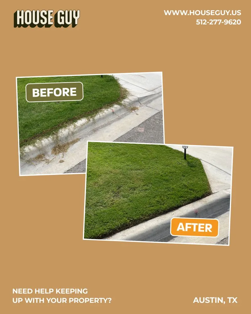 Custom outdoor landscaping in Bertram, TX by House Guy