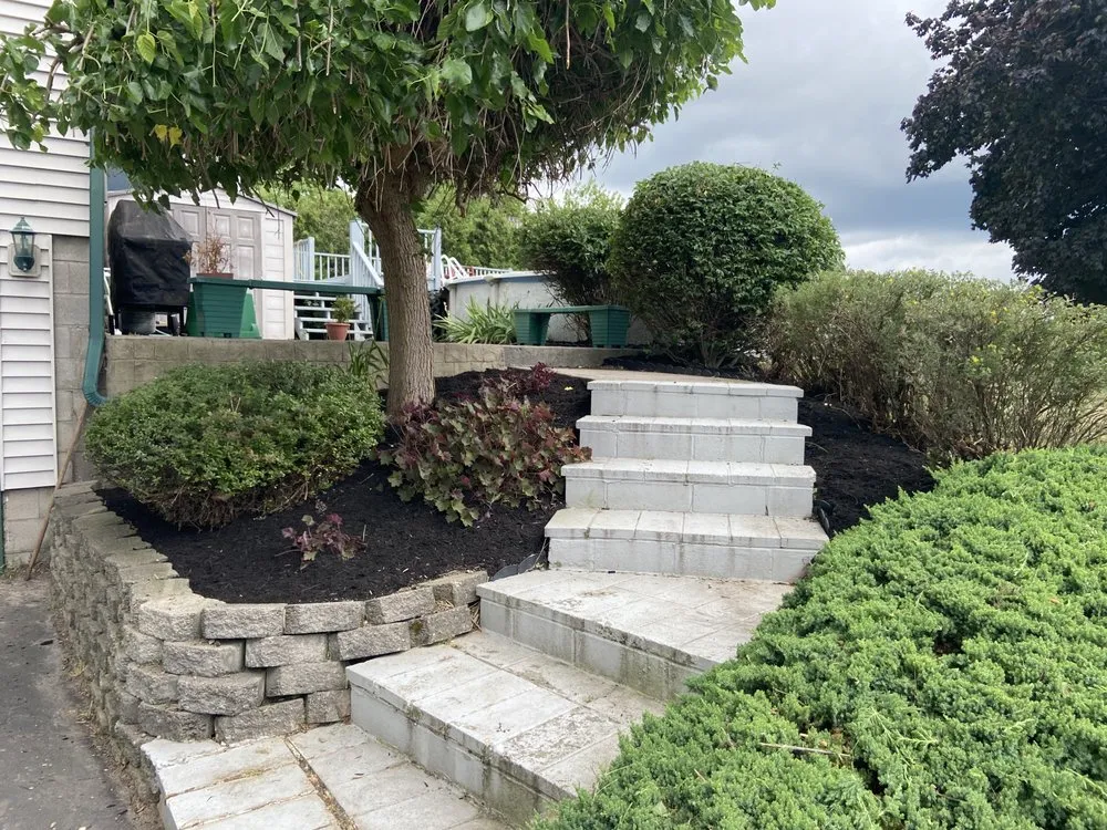 Professional landscape design for homes in Medina, NY by Houseman’s Landscaping