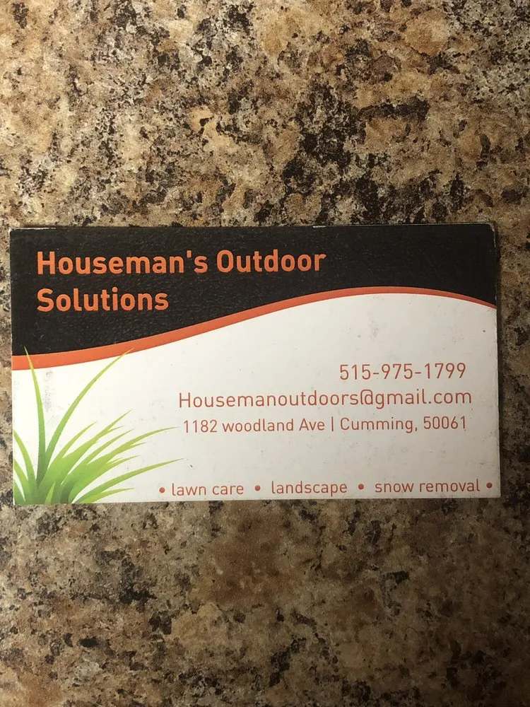 Affordable landscaping services for year-round maintenance in Cumming, IA by Houseman’s Outdoor Solutions