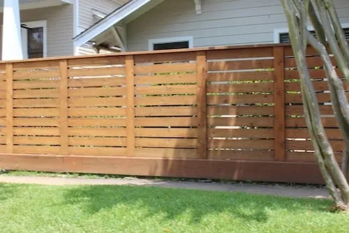 Custom landscaping services with custom design in Houston, TX by Houston Fence and Lawn