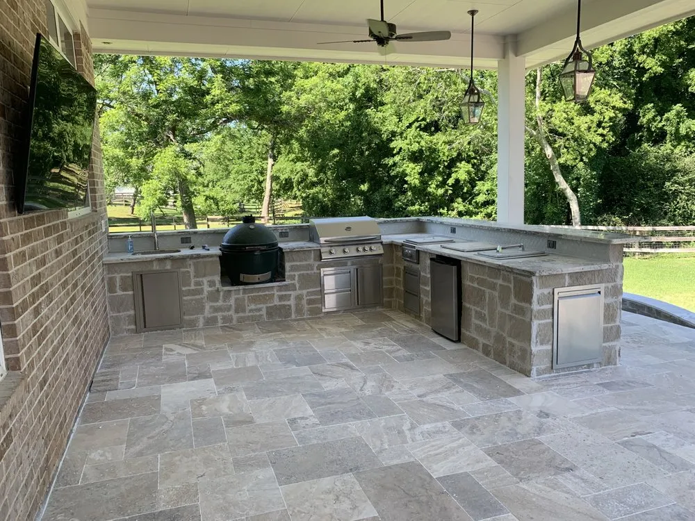 Local landscape installation with custom design across Richmond, TX - Houston Landscape Images