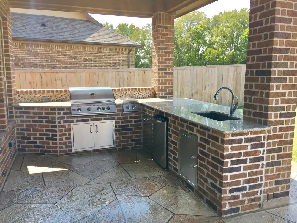 Custom landscape installation for residential properties across Richmond, TX - Houston Landscape Images