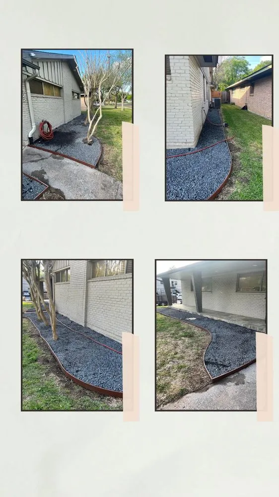 Custom garden landscaping in Fresno, TX - Houston Lawn Care & Tree Service