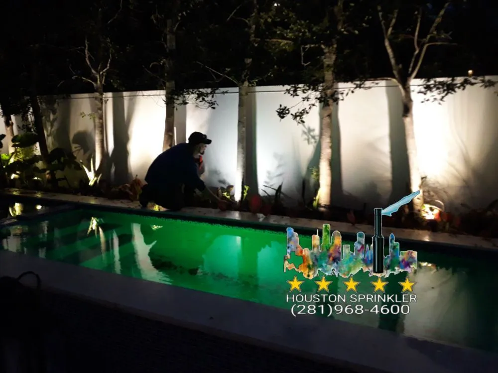 Professional residential landscaping in Houston, TX by Houston Sprinkler