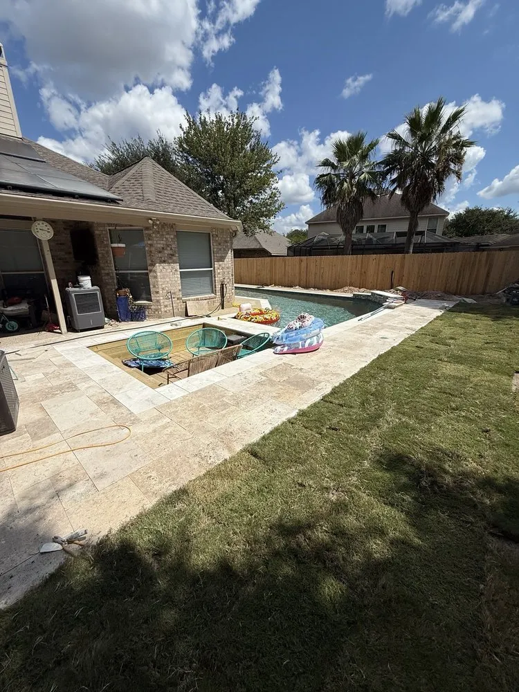 Professional landscape design for outdoor upgrades in Houston, TX by Houstons Grass Supplier