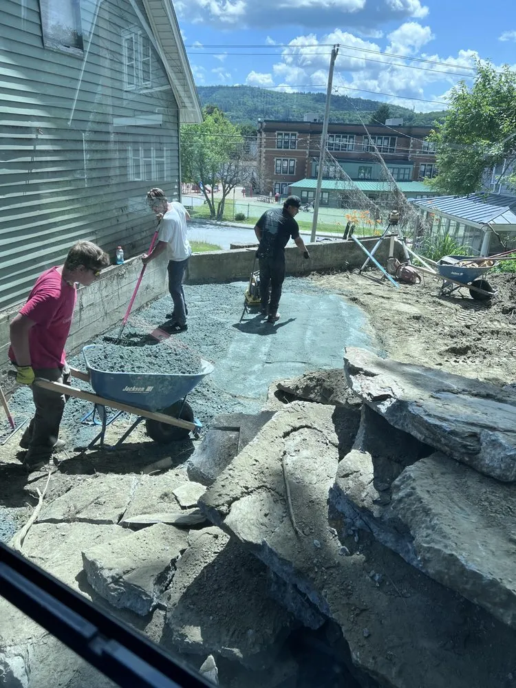 Professional lawn mowing service in Randolph, VT by Hovnanian Landscape Excavation