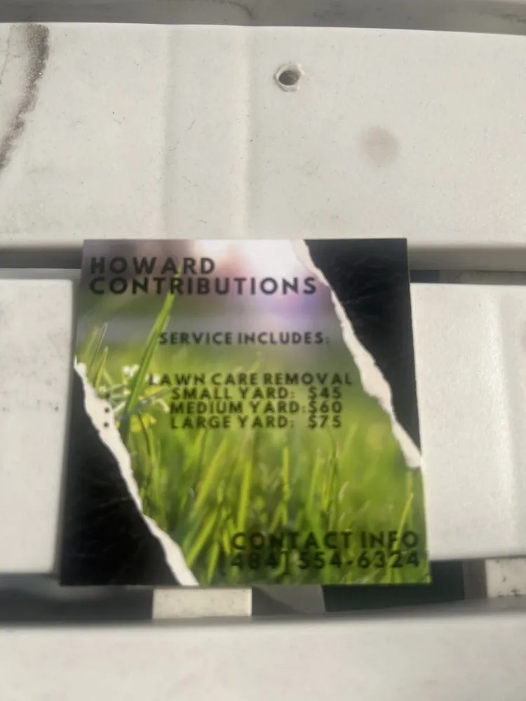 Local lawn care service experts serving Bethlehem, PA - Howard Contributions