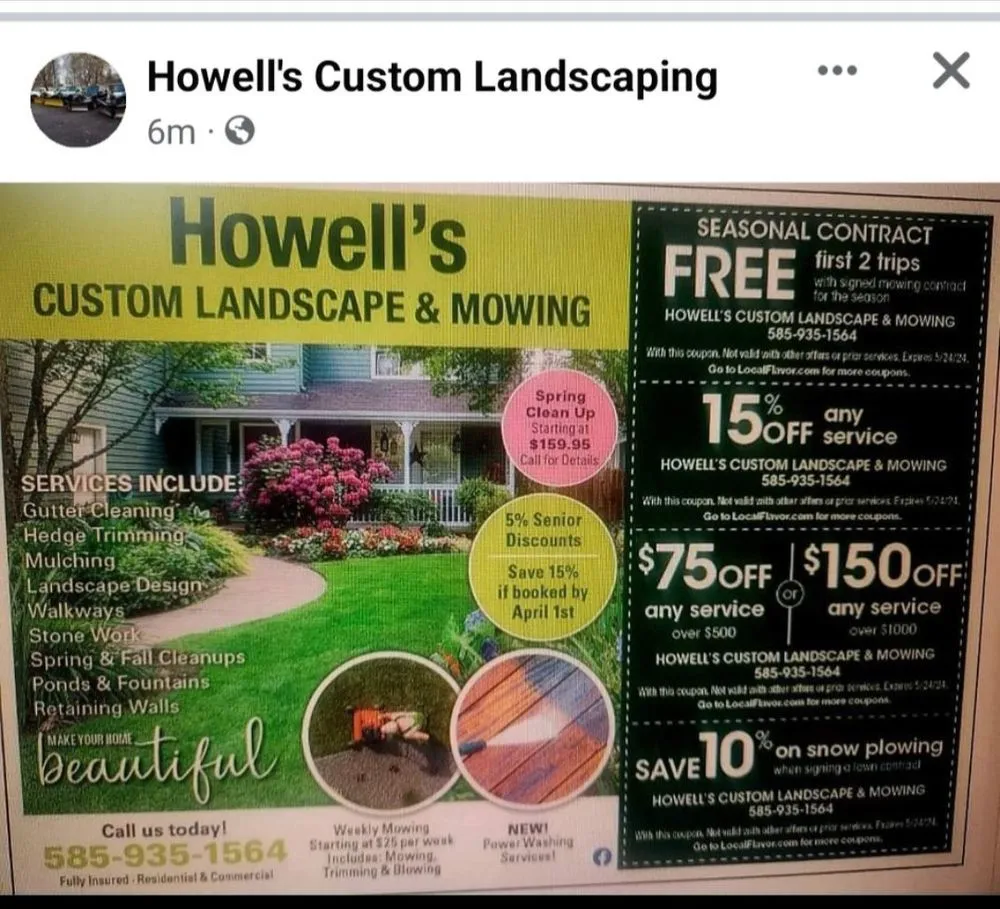 Top-rated lawn care service in Greece, NY by Howell's Custom Landscaping