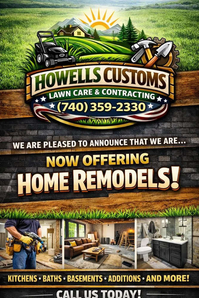 Professional landscape installation for residential properties across Saint Clairsville, OH - Howells Customs Lawn Care & Contracting