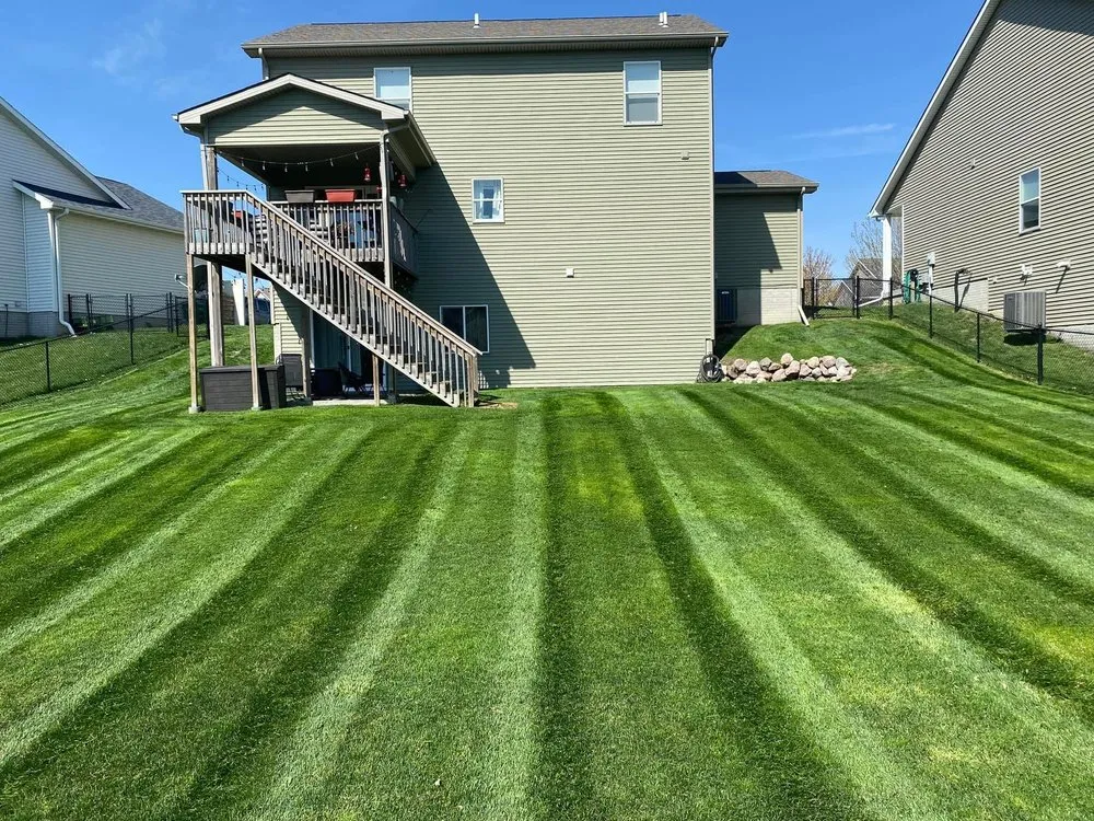 Professional landscape installation in Des Moines, IA - Howe’s Lawncare & Snow Removal