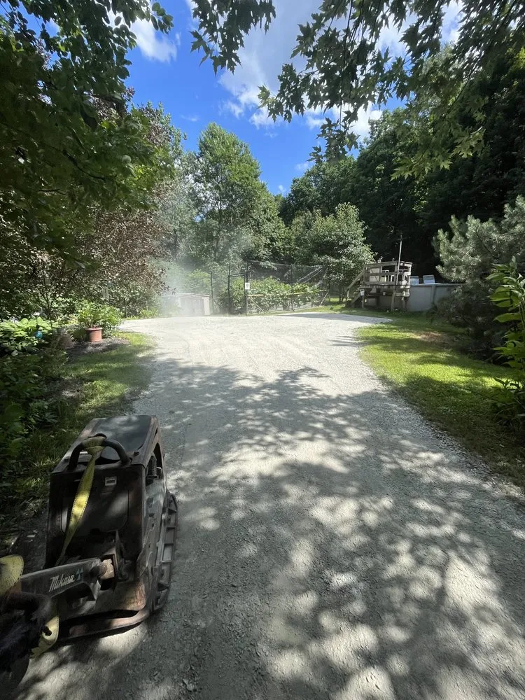 Affordable garden landscaping for beautiful yards in Jeffersonville, VT by Howrigan Family Excavation & Trucking