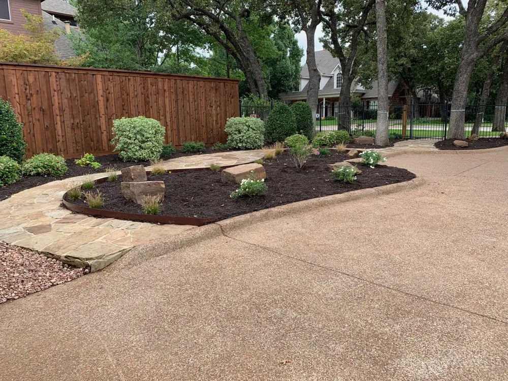 Custom residential landscaping for beautiful yards across Fort Worth, TX - Hoyer's Home Lawn and Garden